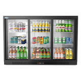 KoolMore 53 in. Three-Door Back Bar Refrigerator - 11.3 Cu Ft.
