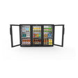 KoolMore 53 in. Three-Door Back Bar Refrigerator - 11 Cu Ft.