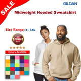 Gildan® Unisex Softstyle Midweight Long Sleeve Hooded Sweatshirt