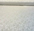 Simba Jacquard Brocade Polyester Fabric - Off White/Taupe, 54" Width (1 Yard)