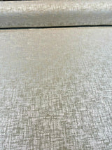 Simba Jacquard Brocade Polyester Fabric - Off White/Taupe, 54" Width (1 Yard)