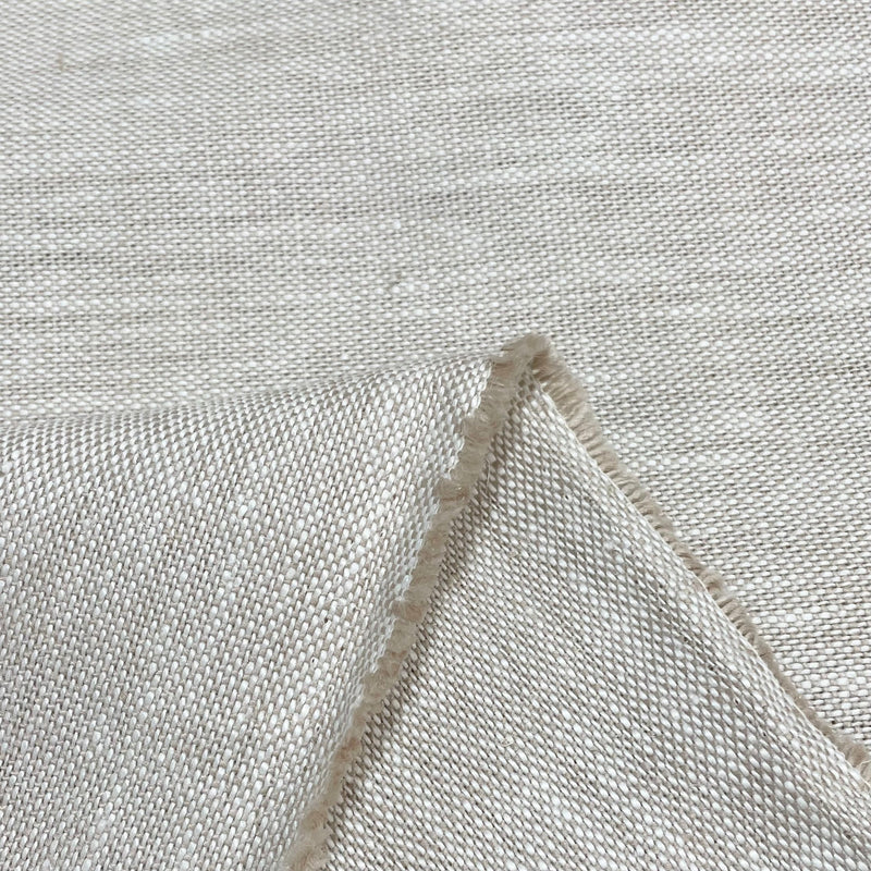 Pure Linen 2-Tone Melange Tan/Off-White