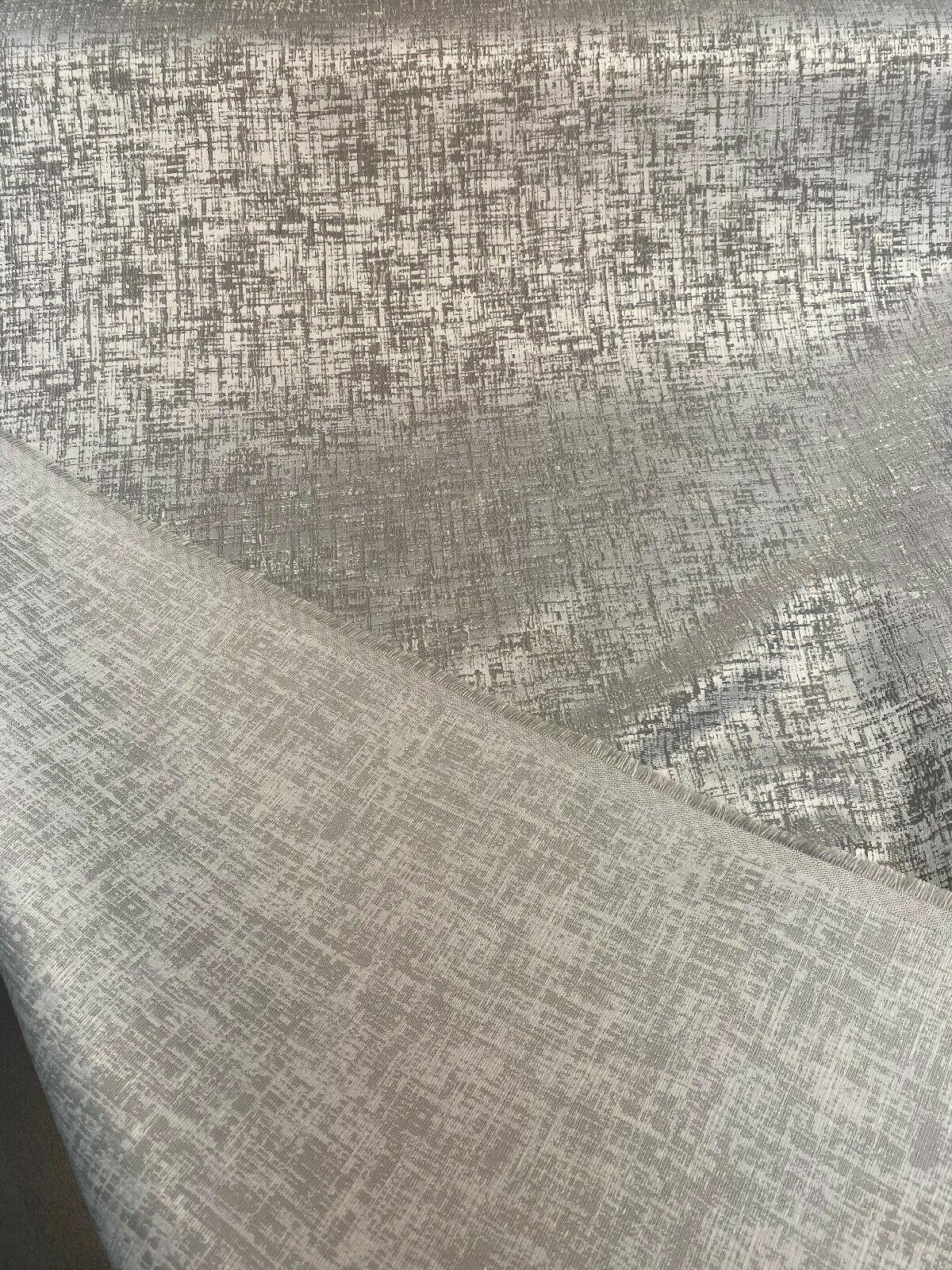 Simba Silver Jacquard Brocade Fabric - Silver, 54" Width, No Repeat (1 Yard)