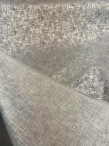 Simba Silver Jacquard Brocade Fabric - Silver, 54" Width, No Repeat (1 Yard)