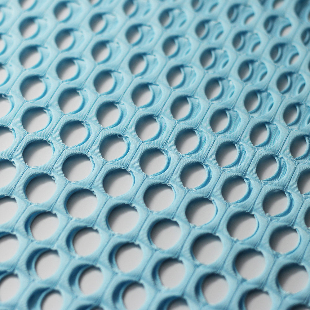 Bella Crochet Polyester Spandex Fabric - Assorted Colors, Solid Crochet Knit, 58/60" Width (1 Yard)