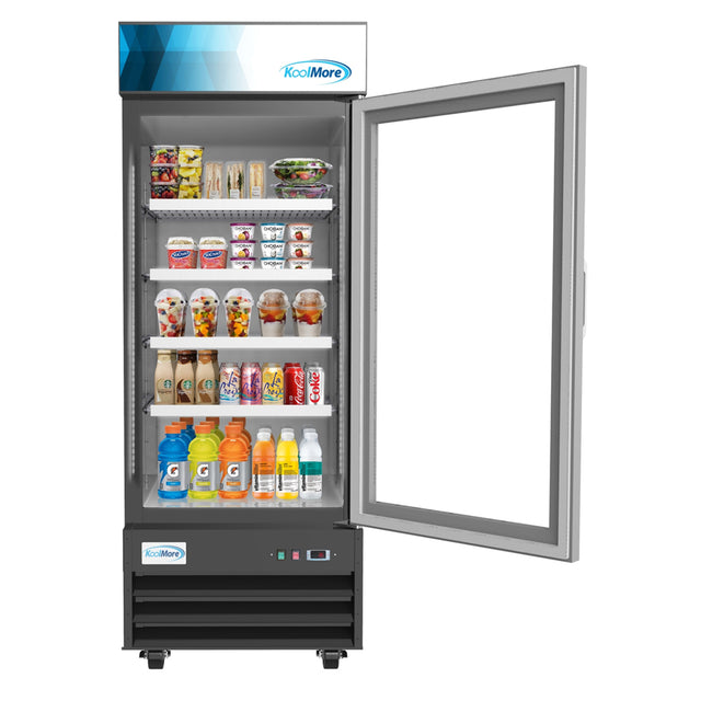 KoolMore One-Door Merchandiser Refrigerator - 23 Cu Ft.