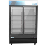 KoolMore Two-Door Merchandiser Refrigerator - 45 Cu Ft.