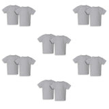 RADYAN® Youth 100% Cotton Jersey Crewneck Short Sleeve T-Shirt - 3301J