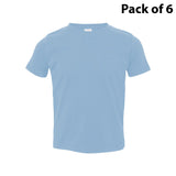 RADYAN® Toddler Fine Jersey Crewneck Short Sleeve Tee - 3321