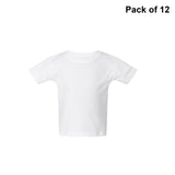 RADYAN® Infant Short Sleeve Crew Neck Fine Jersey Tee