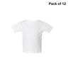 RADYAN® Infant Short Sleeve Crew Neck Fine Jersey Tee