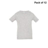 RADYAN® Infant Short Sleeve Crew Neck Fine Jersey Tee