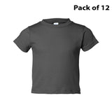 RADYAN® Crewneck Toddler Fine Jersey Tee - 3321