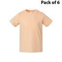 RADYAN® Toddler Fine Jersey Crewneck Short Sleeve Tee