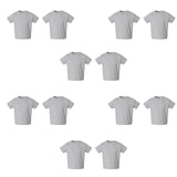 RADYAN® Toddler Cotton Jersey Crew Neck Short Sleeve Tee - 3301T