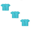 RADYAN® Toddler Fine Jersey Crew Neck Short Sleeve Tee