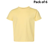 RADYAN® Toddler Fine Jersey Crewneck Short Sleeve Tee - 3321