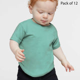 RADYAN® Infant Short Sleeve Crew Neck Fine Jersey Tee