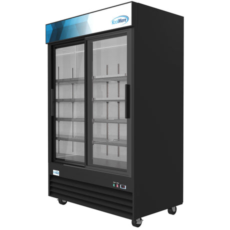 KoolMore Two-Door Merchandiser Refrigerator - 45 Cu Ft.