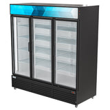 KoolMore Three-Door Merchandiser Refrigerator - 56 Cu Ft.