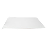 O'Creme Grease Resistant White Square Corrugated Cake Board, 8" - Pack of 10