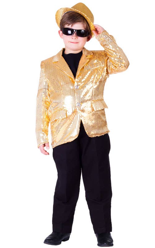 Gold Sequined Blazer Costume