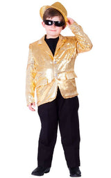 Gold Sequined Blazer Costume