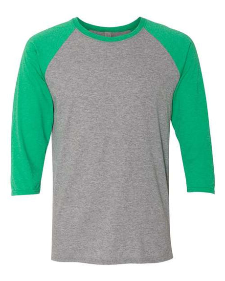 JERZEES Unisex Triblend Three-Quarter Raglan Baseball T-Shirt