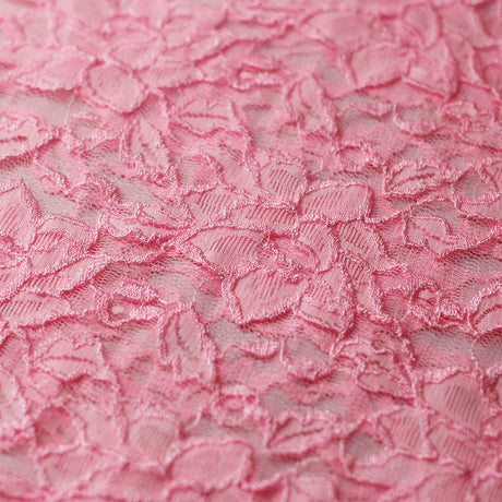 Passion Flower Nylon Spandex Fabric - Multiple Colors, Floral Lace Pattern, 57/58" Width (1 Yard)