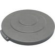 Carlisle Bronco Round Gray Lid for 55 Gallon Waste Container