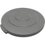 Carlisle Bronco Round Gray Lid for 55 Gallon Waste Container