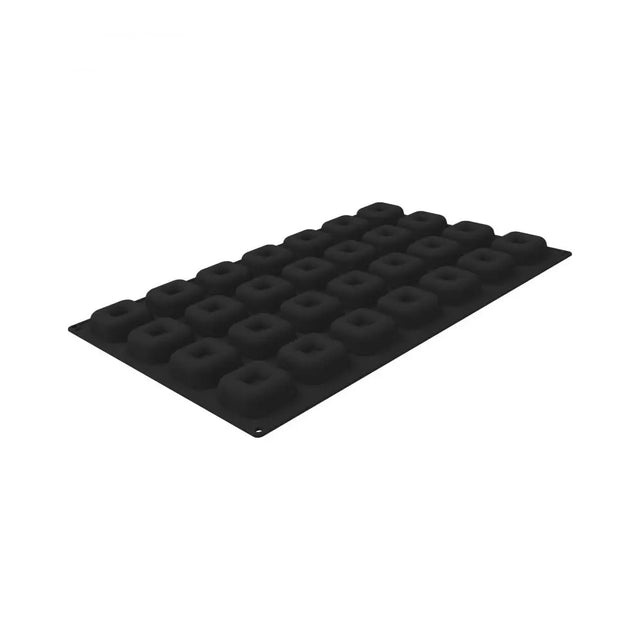 Silikomart SQ090 Silicone Square Savarin Silicone Baking & Freezing Mold, 28 Cavities