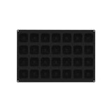 Silikomart SQ090 Silicone Square Savarin Silicone Baking & Freezing Mold, 28 Cavities