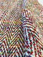 Waverly Handspun Multi Red Jacquard Upholstery Fabric - Multi Red, Woven, 54" Width (1 Yard)