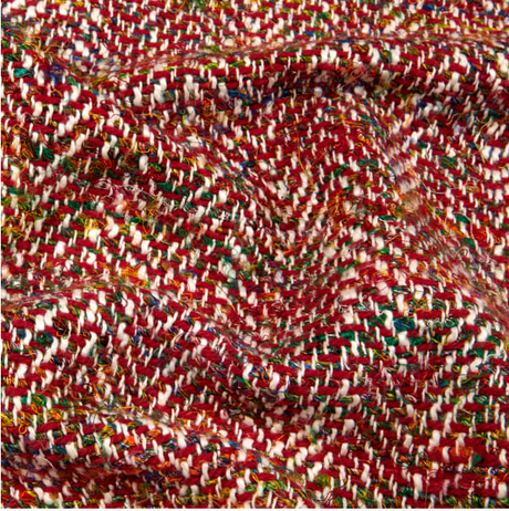 Waverly Handspun Multi Red Jacquard Upholstery Fabric - Multi Red, Woven, 54" Width (1 Yard)