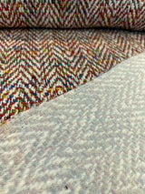 Waverly Handspun Multi Red Jacquard Upholstery Fabric - Multi Red, Woven, 54" Width (1 Yard)