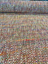 Waverly Handspun Multi Red Jacquard Upholstery Fabric - Multi Red, Woven, 54" Width (1 Yard)