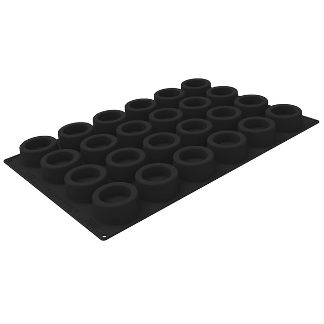 Silikomart SQ092 Silicone Capsule Baking & Freezing Mold, 24 Cavities