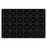 Silikomart SQ092 Silicone Capsule Baking & Freezing Mold, 24 Cavities