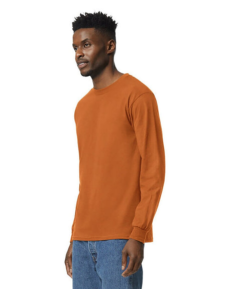 ComfortWash by Hanes garment-dyed cotton long sleeve T-shirt in assorted colors for casual layering