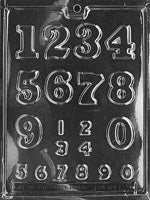 Large & Small Numbers Chocolate Mold - LPL009