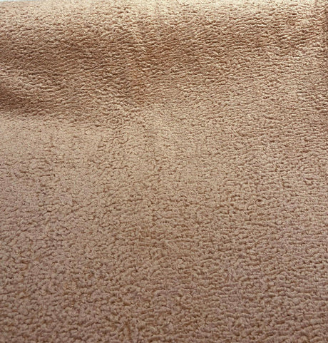 Italian Faux Sheepskin Fabric - Blush Pink, 60" Width (1 Yard)