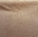 Italian Faux Sheepskin Fabric - Blush Pink, 60" Width (1 Yard)