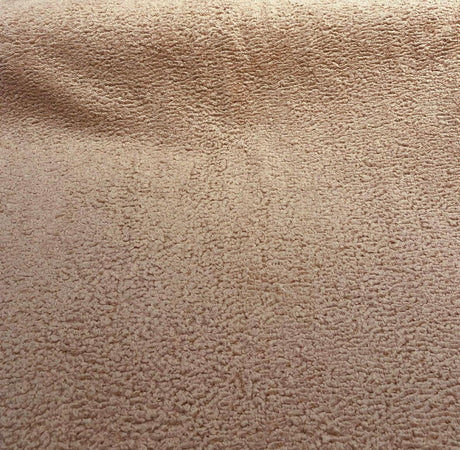 Italian Faux Sheepskin Fabric - Blush Pink, 60" Width (1 Yard)