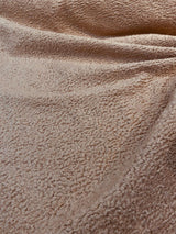 Italian Faux Sheepskin Fabric - Blush Pink, 60" Width (1 Yard)