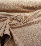 Italian Faux Sheepskin Fabric - Blush Pink, 60" Width (1 Yard)
