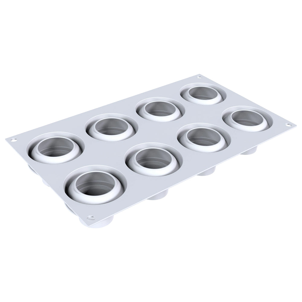 Silikomart DAISY 60 Silicone Baking & Freezing Mold, 2.0 oz., 8 Cavities