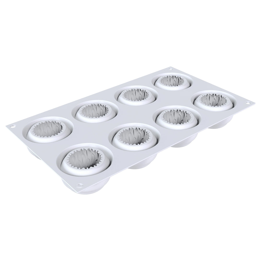 Silikomart KIKU 70 Silicone Baking & Freezing Mold, 2.4 oz., 8 Cavities