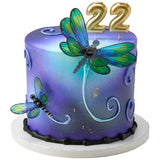 Dragonfly and Butterfly Polly Layon cake toppers - 4 Per Order