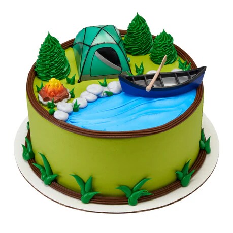 Outdoor Fireside Camping canoe tent Cake Kit